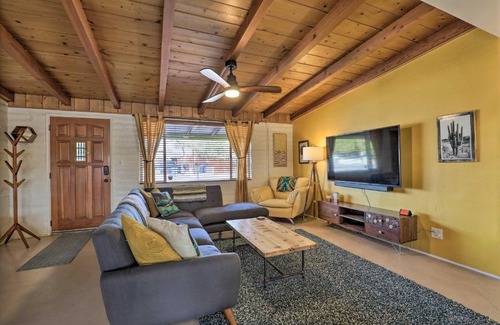 Palo Verde House | Vibrant Tucson Home with Pool, Hot Tub & Fire Pit Fun