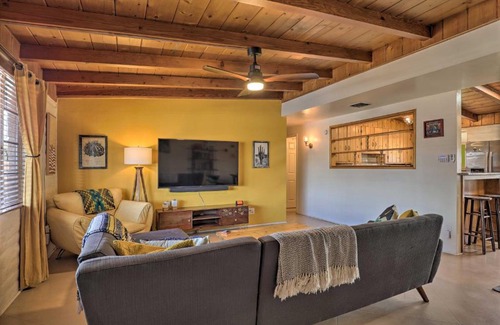 Palo Verde House | Vibrant Tucson Home with Pool, Hot Tub & Fire Pit Fun