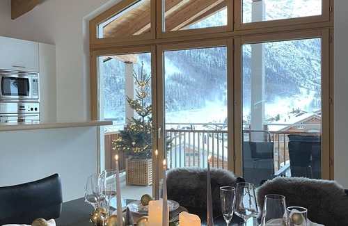 Saas-Fee Apartment | Victoria's Home: Duplex Penthouse with Breathtaking Views