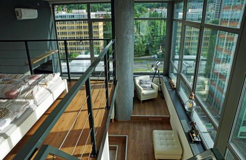 Zlin Apartment | Experience the View at Skyscraper Bata - Loft XL