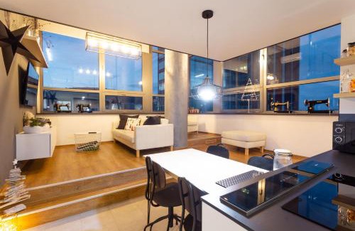Zlin Apartment | Experience the View at Skyscraper Bata - Loft XL
