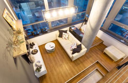 Zlin Apartment | Experience the View at Skyscraper Bata - Loft XL