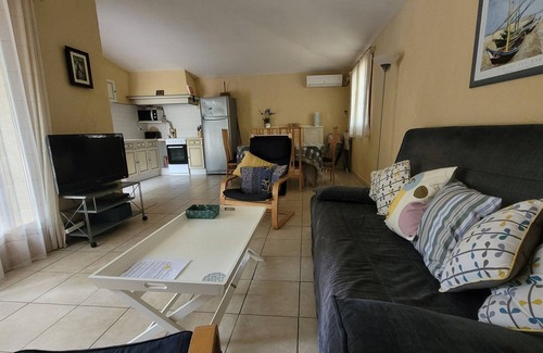 Villelongue-de-la-Salanque House | Idyllic Villa for 8 with Pool, Gardens & Beach Access