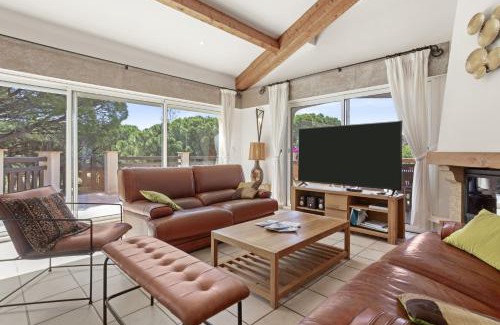 La Nartelle Villa | Cozy Villa Steps from the Beach with Pool & Hot Tub