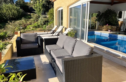 Peymeinade Villa | Relaxing Villa with Sea View, Pool & Country Charm in Cannes