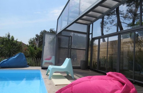 Anglet House | Elegant Villa with Pool, Golf Access & Ocean Views