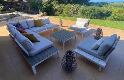 Molini Villa | Relaxing Villa with Ocean View & Private Beach in Porticcio