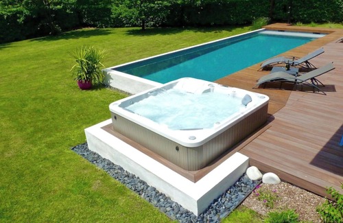Moliets-et-Maa Villa | Villa Mâalohi: Heated Pool & Jacuzzi by the Ocean