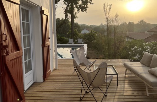 Bidart House | Idyllic Villa for 8 with Pool on Basque Coast in Bidart
