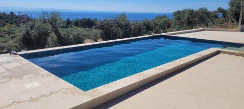 Thasos Villa | Oceanfront Villa A: Guest Rated 10/10 with Pool & Hot Tub