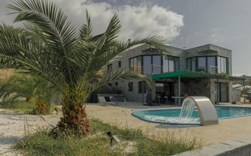 Thasos Villa | Oceanfront Villa A: Guest Rated 10/10 with Pool & Hot Tub