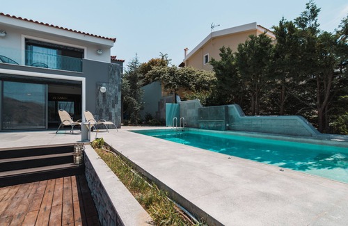 Palaia Fokaia Villa | Villa Adam: Embrace Beachside Bliss with Private Pool