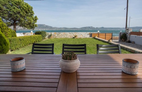 Lesvos House | Oceanfront Bliss at Villa Aggemari: Rated 10/10 by Guests