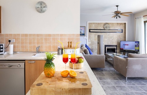 Tremithousa Villa | Villa Alesia: Oceanfront Retreat with Hot Tub for 8 Guests
