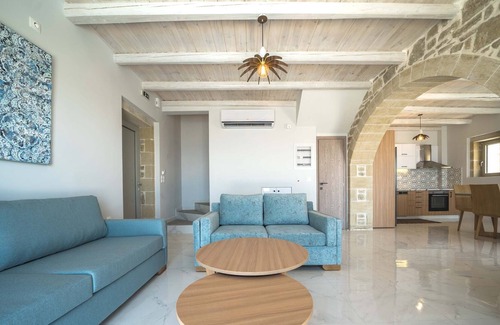Zerviana Villa | Villa Alkinoos | Luxury villa with amazing seaview close to Falassarna