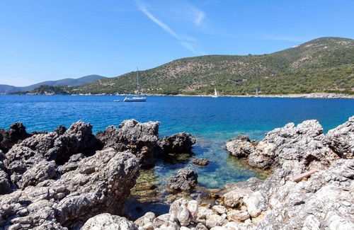 Evgiros Villa | Villa Alma Lefkada: Oceanfront Escape with Private Beach