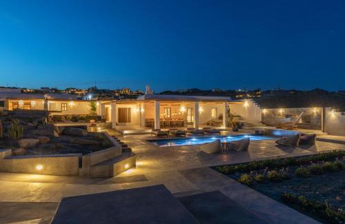 Agios Stefanos Villa | Experience Villa Almi: 4-Star Oceanfront Retreat in Mykonos