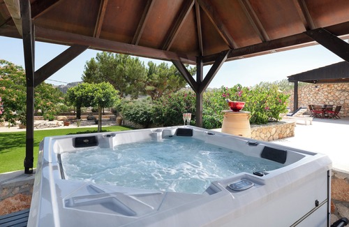 Lindos Villa | Villa Amara: Oceanfront Villa with Private Pool & Hot Tub