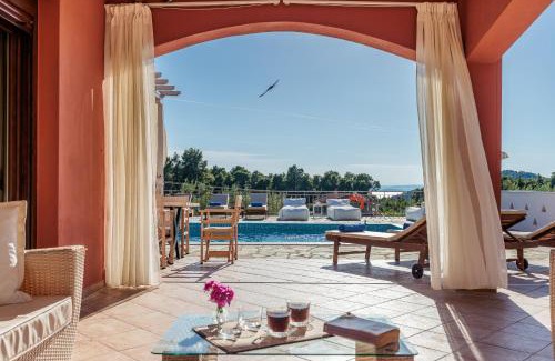 Alikias Villa | Elegant Villa Amaryllis with Oceanfront Views & Hot Tub