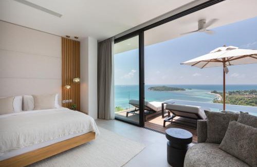 Choeng Mon Villa | Villa Amylia Ruby: Unmatched Seaview and Top Guest Rating