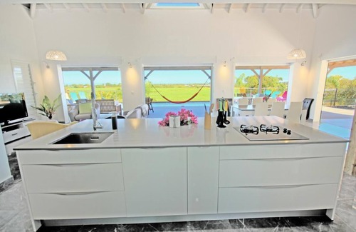 Saint-Francois Villa | Villa an kann la': Tropical Escape with Heated Pool & Spa