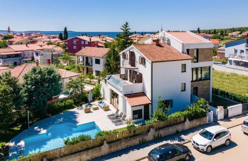 Fazana Villa | Villa Andrija: Family Retreat with Heated Pool & Ocean View