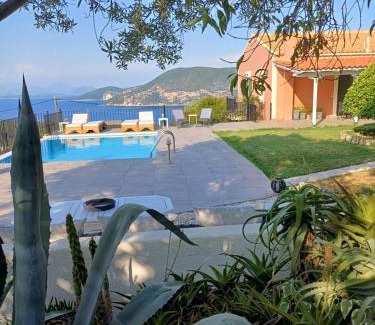 Katsarata Villa | Discover Villa Androniki: Poolside Retreat with 9.8 Rating