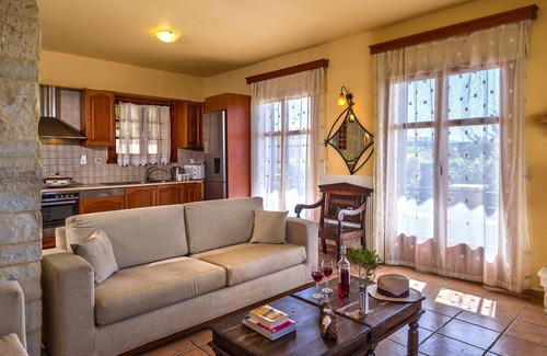 Stavromenos Villa | Argiris Villa - Rustic Design with Breathtaking Sea Views