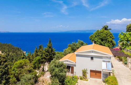 Lakka Villa | Villa Ariadne: Relax by the Pool & Enjoy Family-Friendly Fun