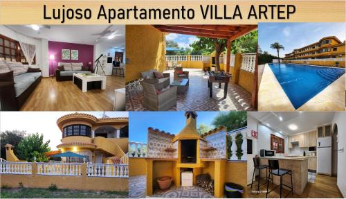 El Algar Apartment | Villa Artep: Elegant Apartment with Pool & Ocean Views