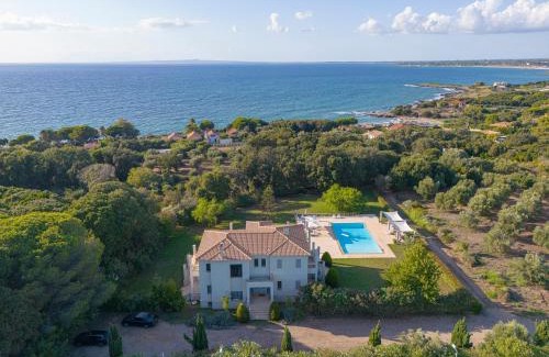 Pyrgos Villa | Villa Astoria: Premier Oceanfront Retreat, Guest Rated 9.8