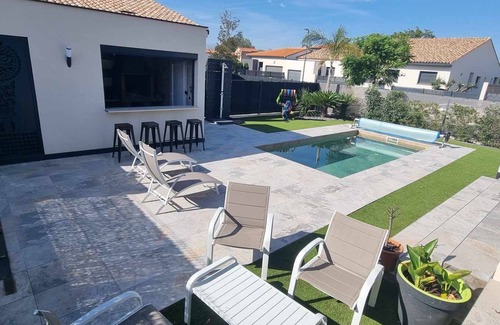 Rivesaltes Villa | Relaxing Villa Avec Piscine with Private Pool & Pet Friendly