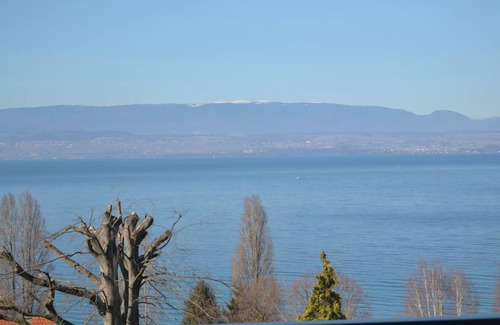 Thonon-les-Bains Villa | Villa 'Avec Vue Sur Lac Léman' with Lake View, Wi-Fi and Air Conditioning