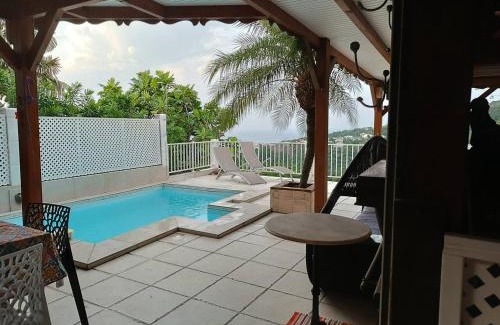 Marigot Villa | Idyllic Villa with Ocean View, Private Pool & Garden Retreat