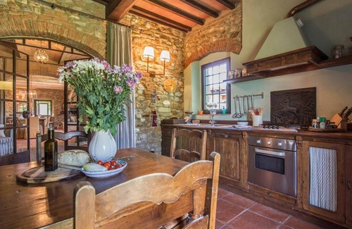 Mercatale Val di Pesa Villa | Relax at Villa Badessa in Tuscany with Private Pool & Spa