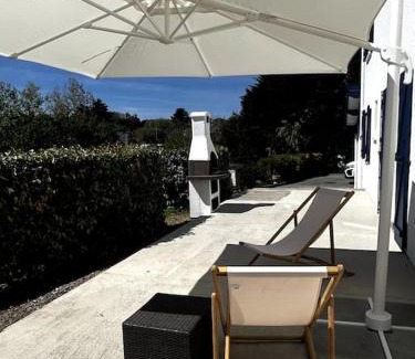 Bidart Villa | Villa Basque: 4-Star Retreat with Ocean Views & Garden