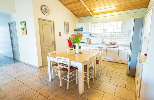 Montvert-les Bas House | Scenic Villa with Ocean View and Pool near St Pierre