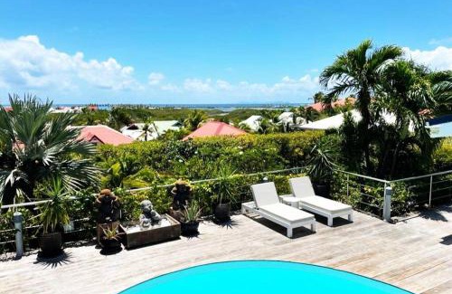 Orient Bay Villa | Villa Bel'Vue: Oceanfront Retreat 350m from the Beach