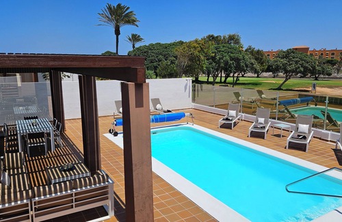 Caleta de Fuste Villa | Villa BELLA: Oceanfront Getaway with Private Pool & Spa