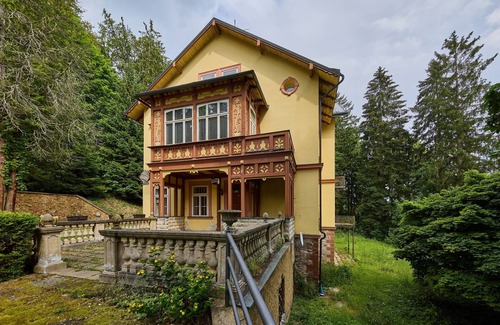 Janske Lazne Apartment | Relaxing Villa Belvedere with Lake View & Spa Amenities