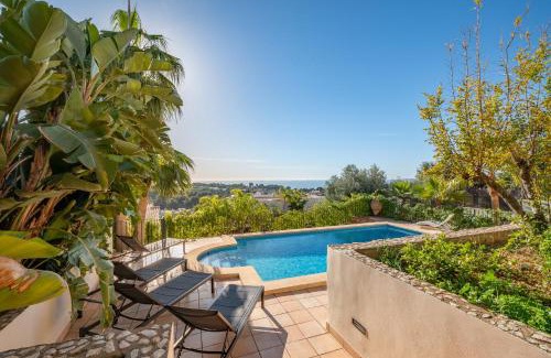 Portals Nous Villa | Oceanfront Villa Bendinat 10 with Pool & Hot Tub
