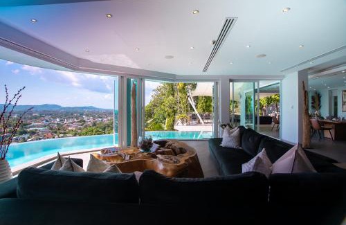 Cherngtalay Villa | Elegant Villa Beyond: 9 Bedroom Seaview Retreat with Spa