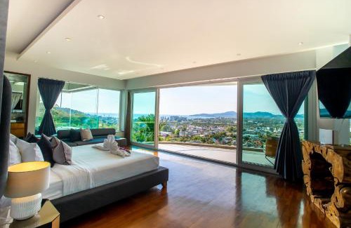 Cherngtalay Villa | Elegant Villa Beyond: 9 Bedroom Seaview Retreat with Spa