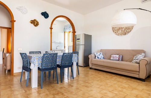 Marina di Pulsano Villa | Villa 'Bianca': Oceanfront Escape with Private Terrace