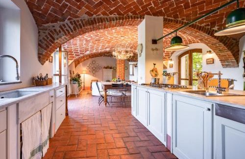 Soglio Villa | Elegant Holiday Home Bric del Vento with Pool & Fireplace
