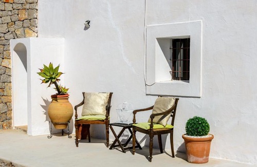 Sant Antoni de Portmany Villa | Inviting Villa Can Pep D'en Puig with Oceanfront Pool