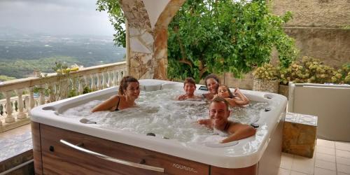 Palafolls Villa | Beachfront Villa Cariño: Family-Friendly with Pool & Hot Tub