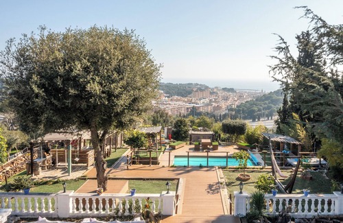 Arenys de Munt Villa | Villa Carrasca: Mountain Retreat with Ocean Views and Pool