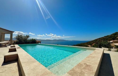 Vico Villa | Villa Casa Bianca Sagone Piscine et Vue mer