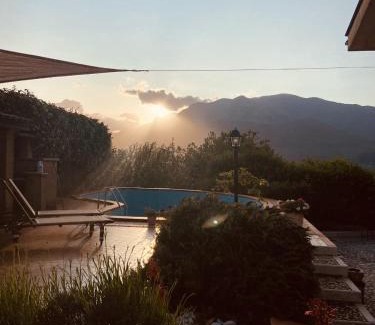 Minturno Bed & Breakfast | Villa Cipriano: Oceanfront Escape with Pool & Private Beach